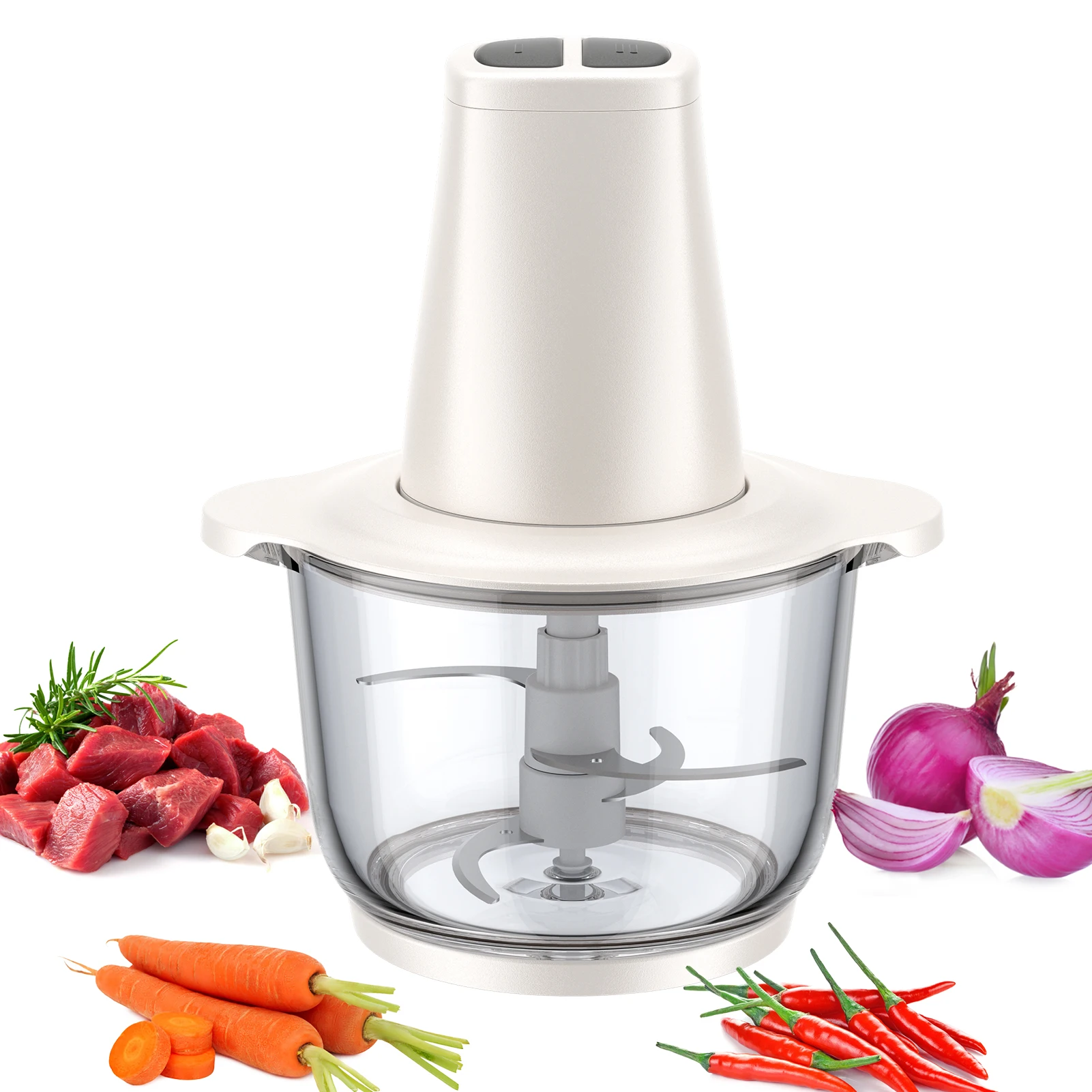 Multifunctional Pure Copper AC Motor Blender Electric Kitchen Appliance Meat Vegetable Food Chopper