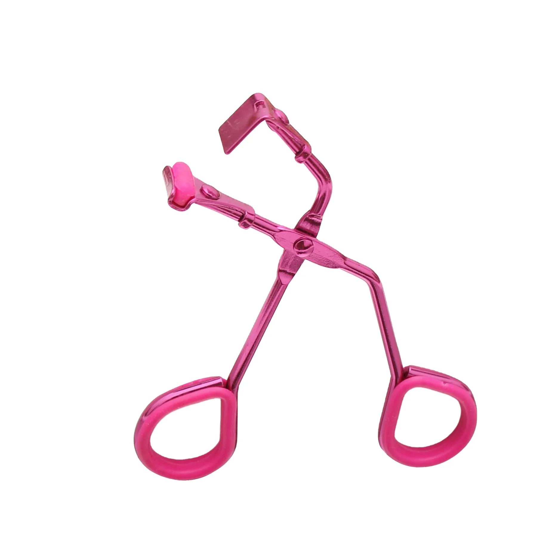 Hot sale pink eyelash curler beauty tool mini eyelash curler with factory prices
