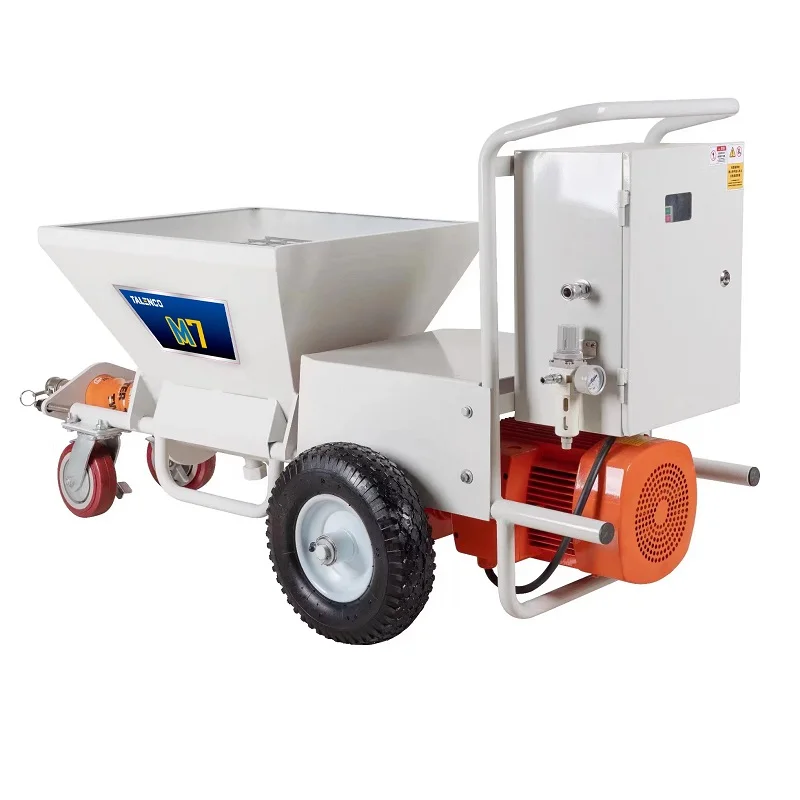 Plaster Mortar Spraying Machine M7 Exterior Wall Gypsum Putty Plaster Mortar Texture Sprayer Machine