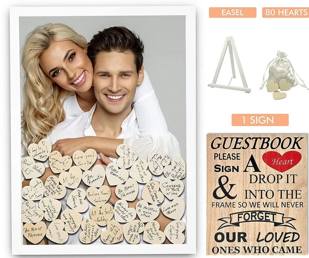 
Cherish Wedding Drop top box Frame wishes Wedding Memories Alternative Guest Book Idea 