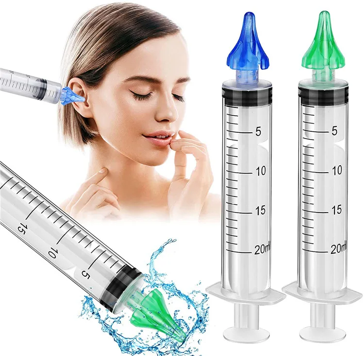 Factory Wholesale Portable Ear Wax Remover Flusher Tool Ear Irrigation Syringe Ear Wax Cleaner