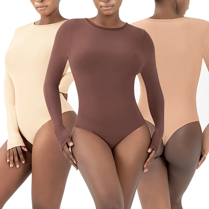 SK1201Hot-selling Women Seamless Lightweight Shape Wear 76% Polyamide 24% Spandex 100gsm Simple Style Jumpsuit Active Wear