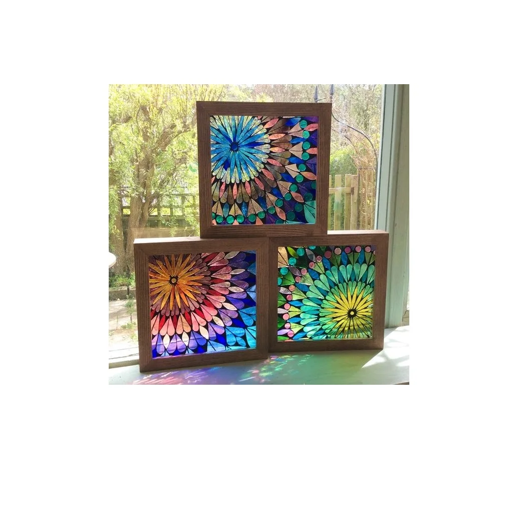 Hot Selling Modern Flower Painting Set of Three Customisable Size and Shape Canvas Wall Art Multiple Colours