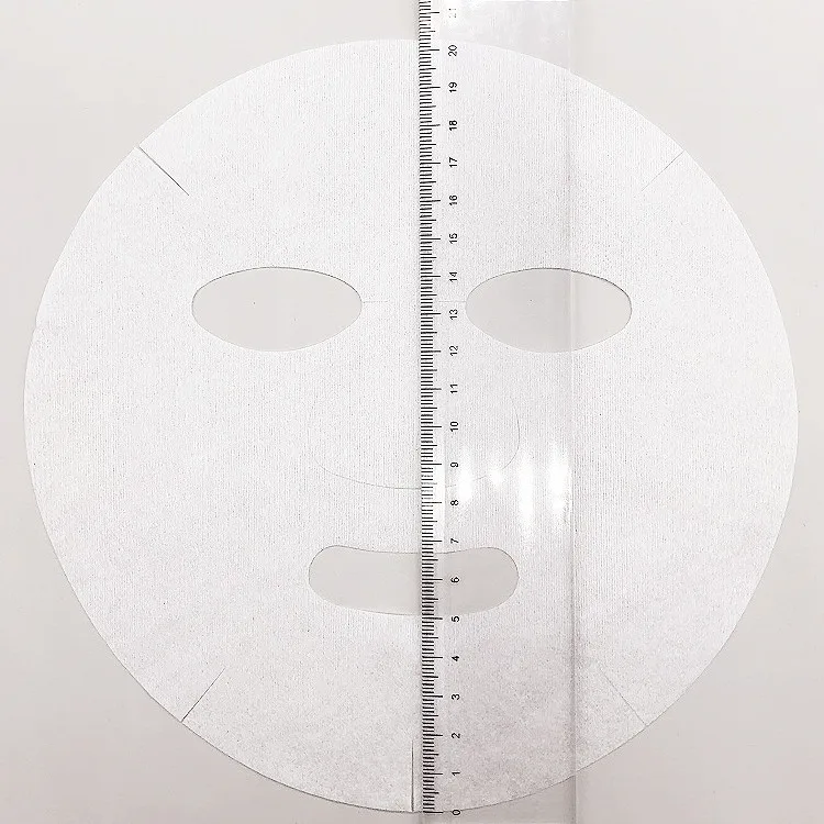 China Factory OEM Customized 100% White Bamboo Fiber Mask Sheet For Face Cosmetic Beauty Skin Care Sheet Mask