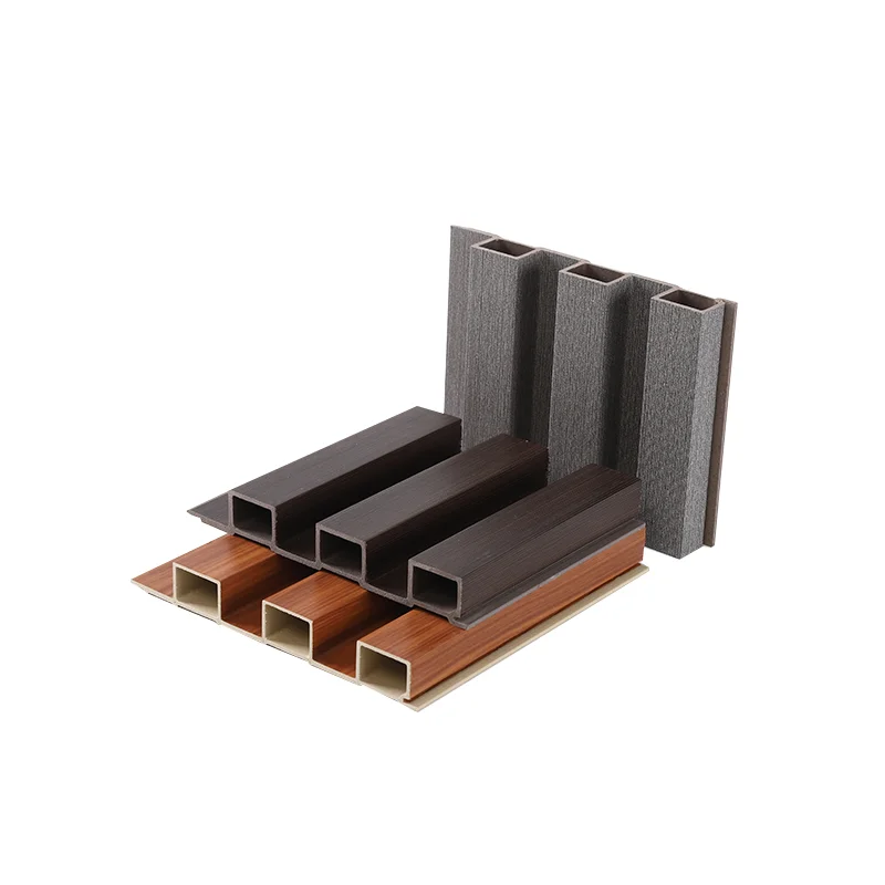 bamboo fiber easily install decoration zero formaldehyde ribbed panel waterproof slatted wall wpc panel