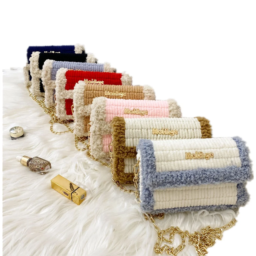 TKBA-8D007  100% Polyester Faux Fur Yarn for Crochet and hand knitting, Baby Feeling with Cheap Price