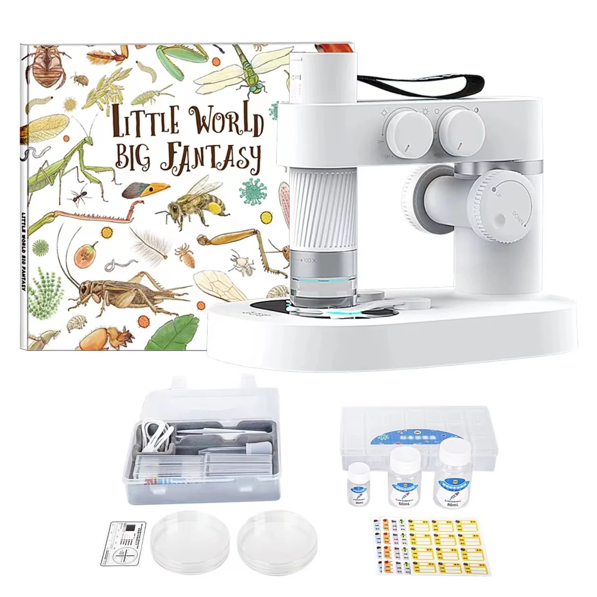 Beaverlab Wireless Science Toy Educational Biological Mikroskop student Microscope Kid Camera Digital