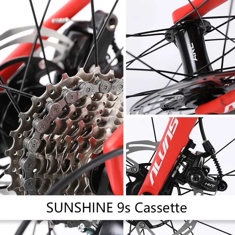 ALVAS Discovery discovers 4.3 carbon fiber R3000 general 18 speed road bike cycle