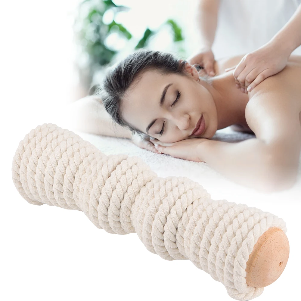 Cork Roller New Physical Therapy Muscle Roller Stick Back Leg Calf Massage Sticks Muscle Roller Massage Stick Wood