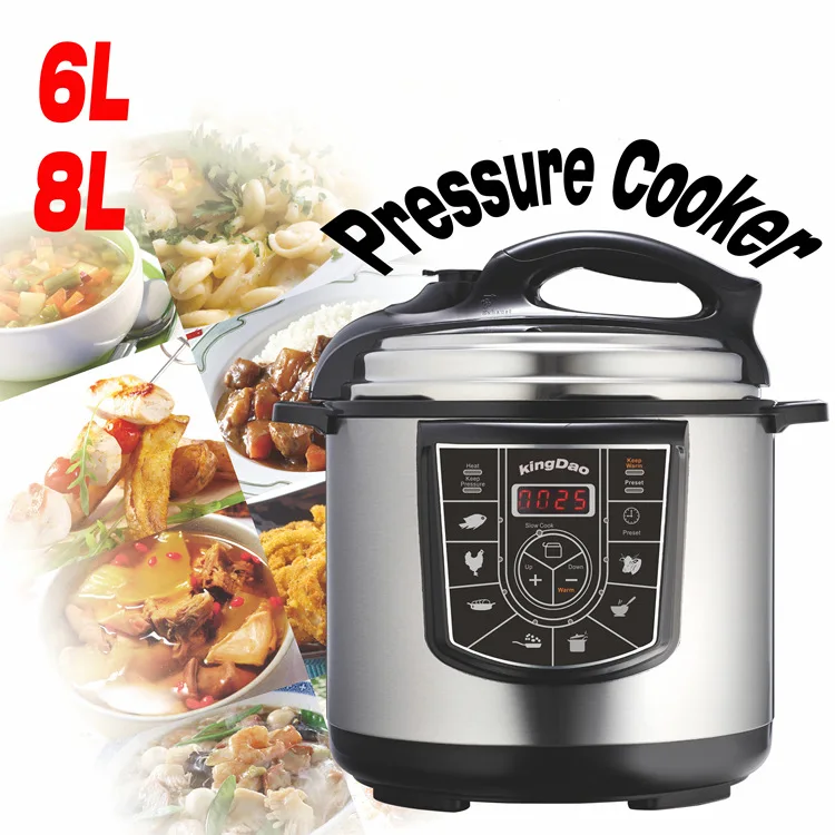 Amazon 6l алюминиевая Мультиварка instantpot большая многофункциональная Мультиварка большая емкость Коммерческая электрическая скороварка из нержавеющей стали