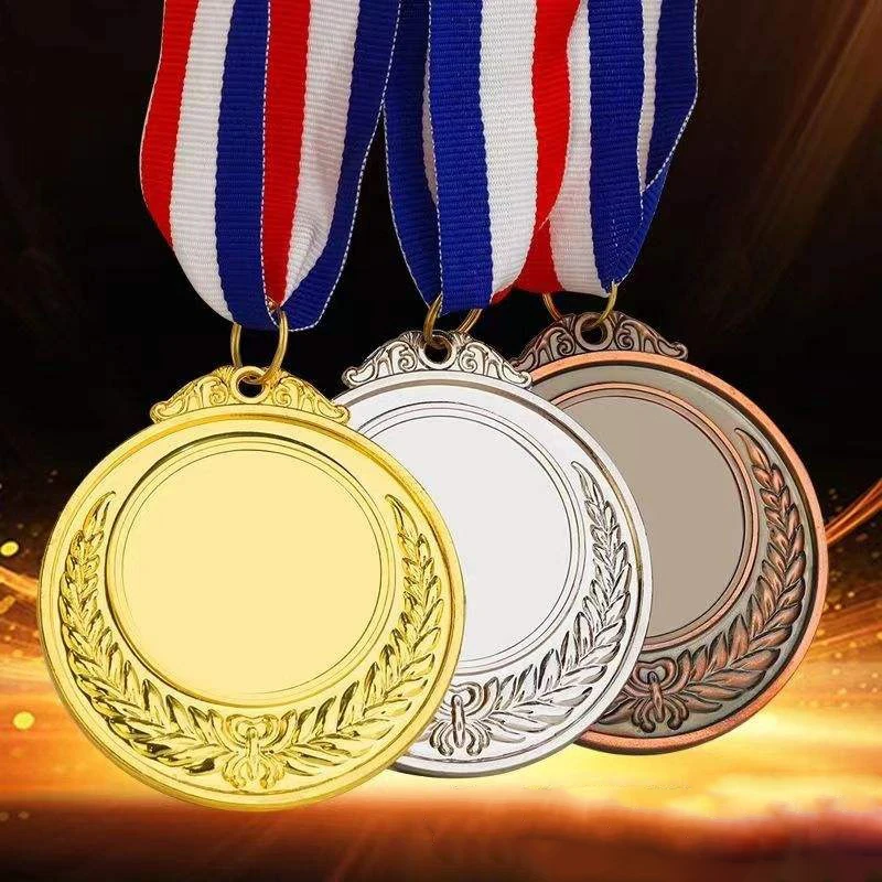 Factory Custom High Quality Medallion Marathon Sport Running Soccer Medal Award Blank Metal Medal