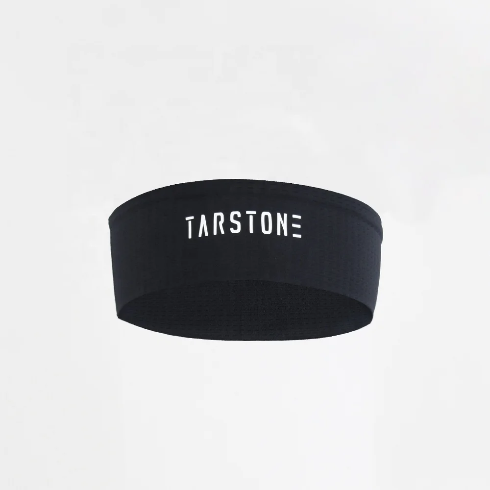 Tarstone 2024 High quality Black Cycling headband Workout Sweatband Custom Logo Sweat Absorbent Running Sports Hairband