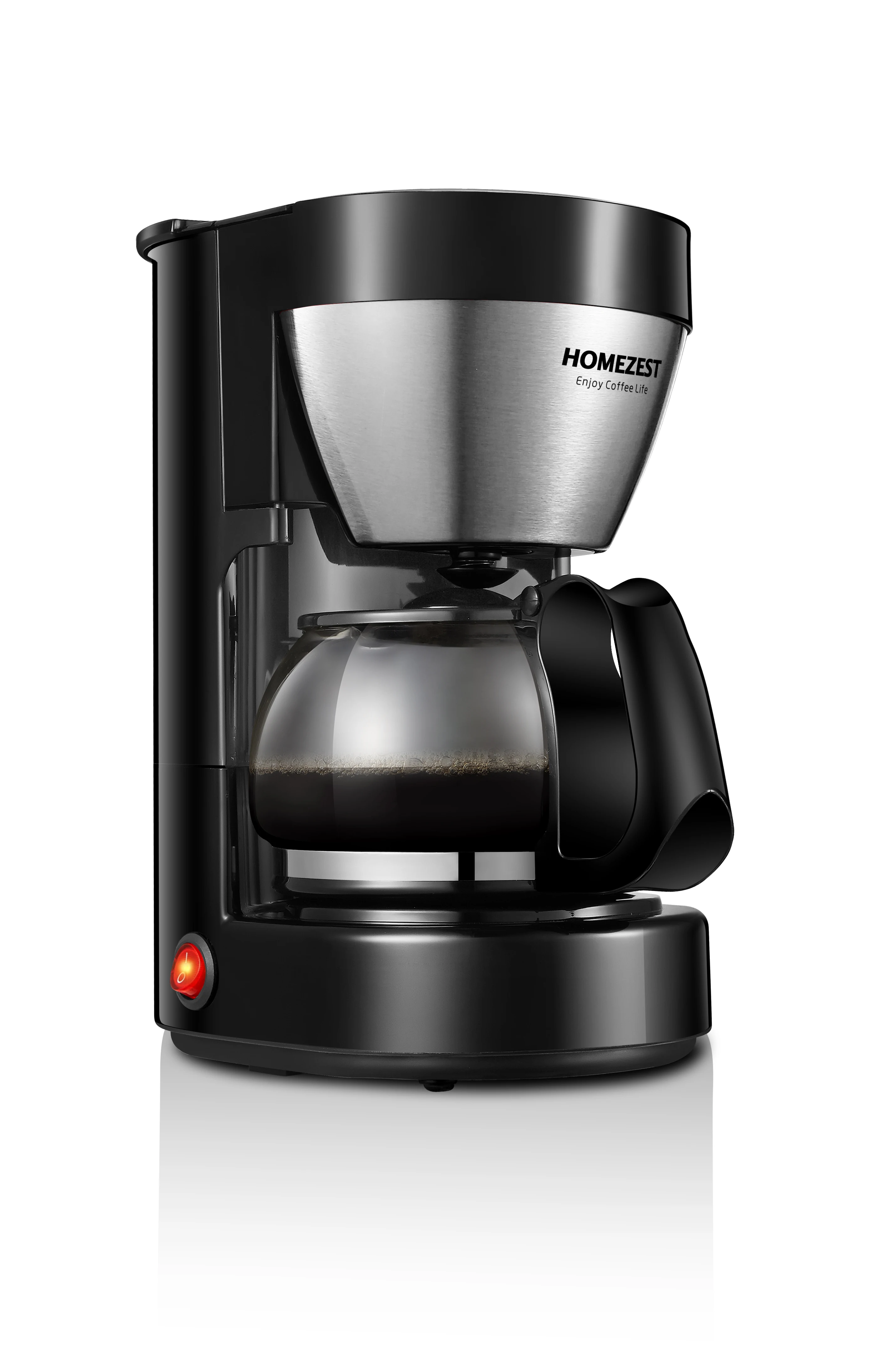 
HOMEZEST CM-326 0.65L Filter 4-6 Cups COFFEE Machine Maker CAR CB Ce Hotel Household Hot Water System ROHS Free Spare Parts GS 
