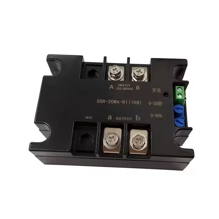 220V 1-8kw Single-phase Motor Soft Starter Solid state relay Single-phase Motor Soft Starter Controller Two-phase Soft-start