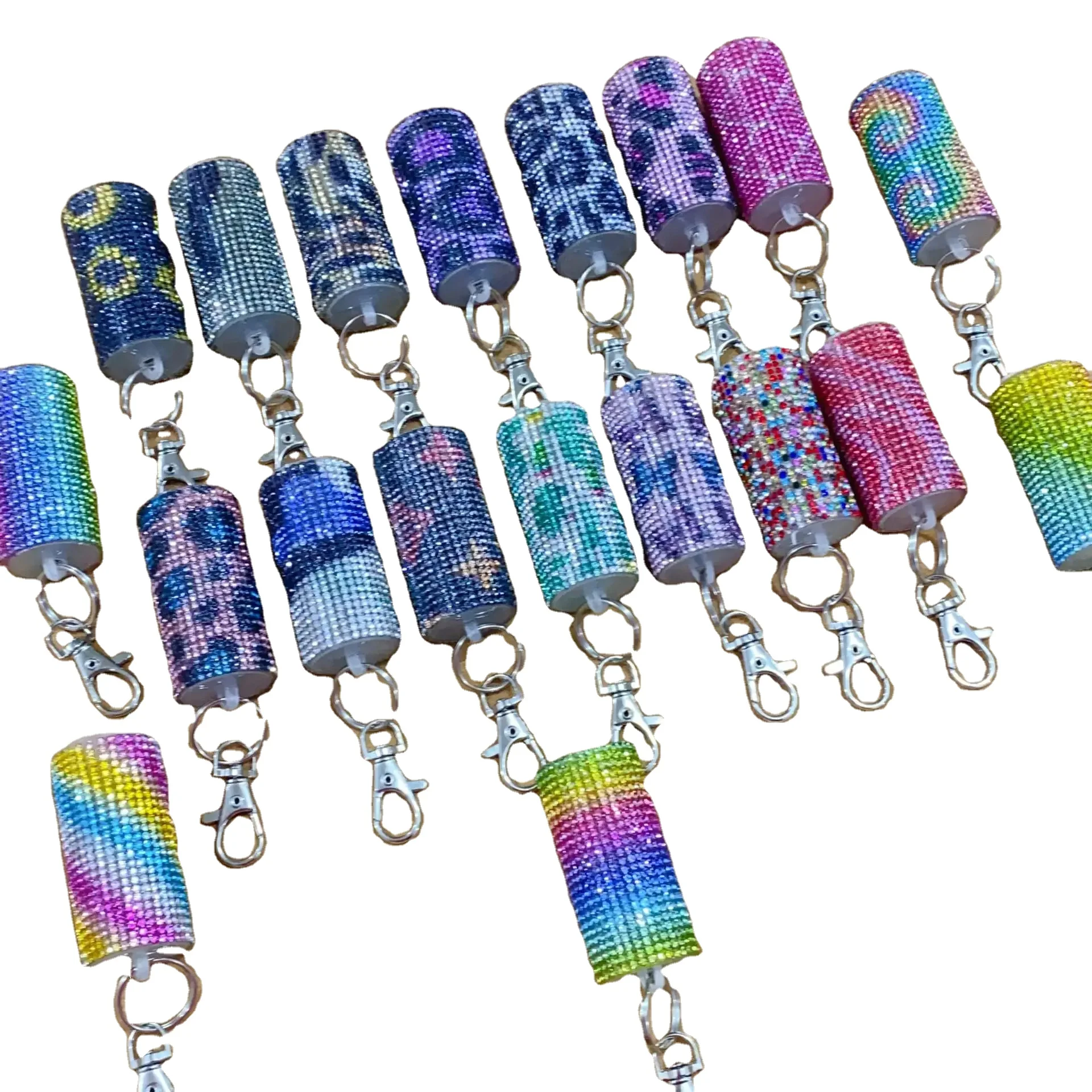 Wholesale Self Defense Keychain Set Tool Accessories Plastic Bottle Shell Product Safety Keychain Supplies Self Defense Keychain