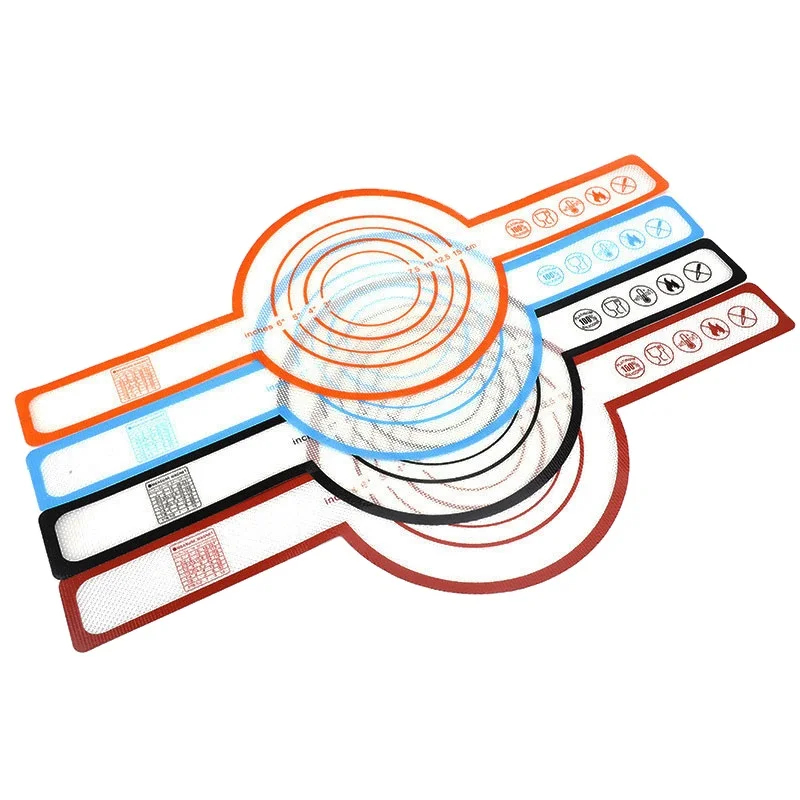 Non Stick Heat Resistant Silicone Bread Baking Mat Sling  for Dutch Oven Liner Pad with Long Handle