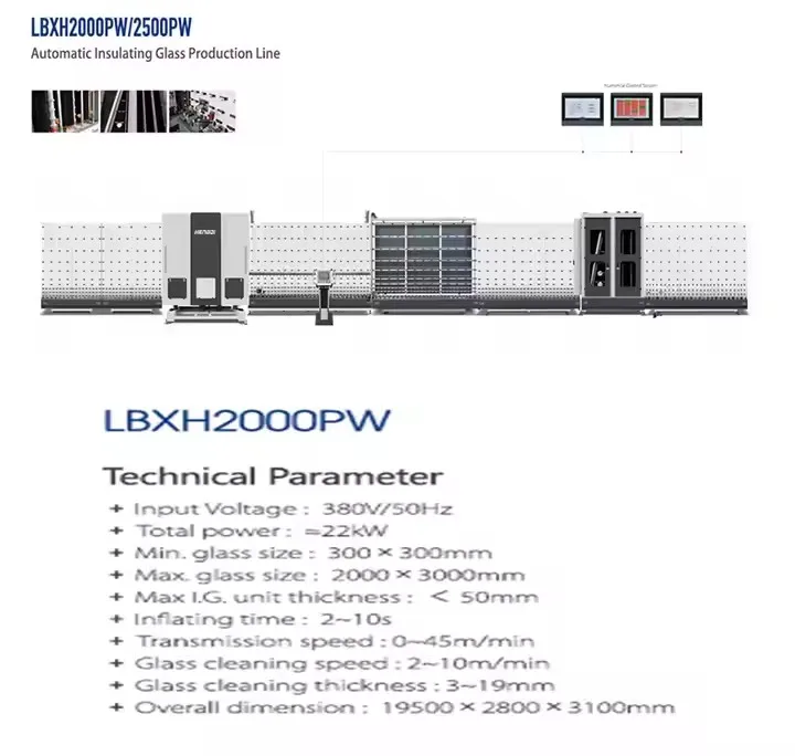 Factory Direct Sales Automatic Inflatable Insulating Glass Production Line