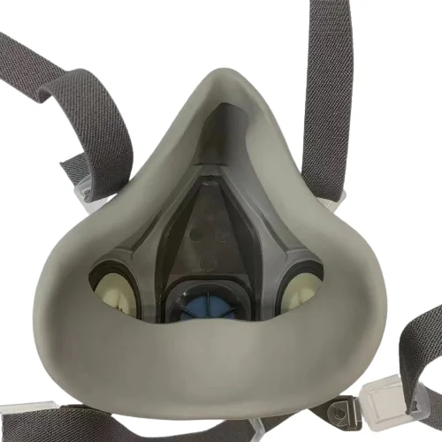 6200 Reusable Half Face Respirator Mask KN95 Gas Mask HEPA Filter Cartridges Air Purifying Silicone Dust Mask Chlorine Gas