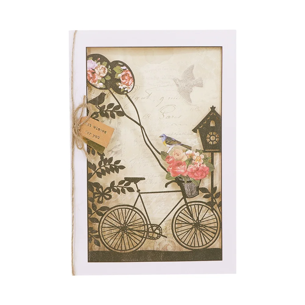 
WINPSHSENG customized design laser cut wedding invitation cards for wedding guests 