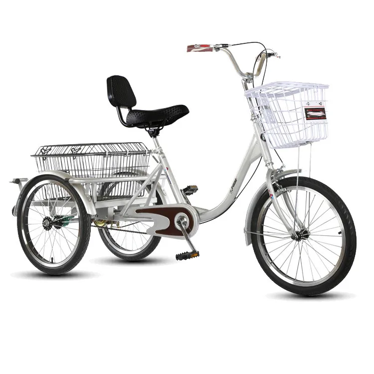 2021 factory direct sale adult tricycle with three wheels