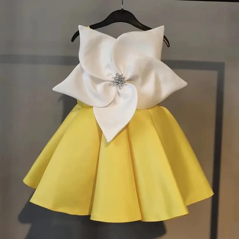 Детская одежда на заказ, детское Пышное Платье на свадьбу, день рождения, детское платье, платья принцессы с цветами для девочек