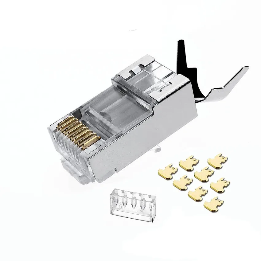 Glory Cat 7 rj45 Connector Network RJ45 8p8c Plug Connectors