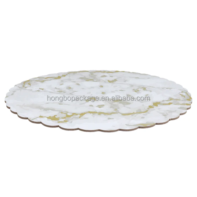 Wholesale Price High Quality White Corrugated Board Ring Cake Drum Board