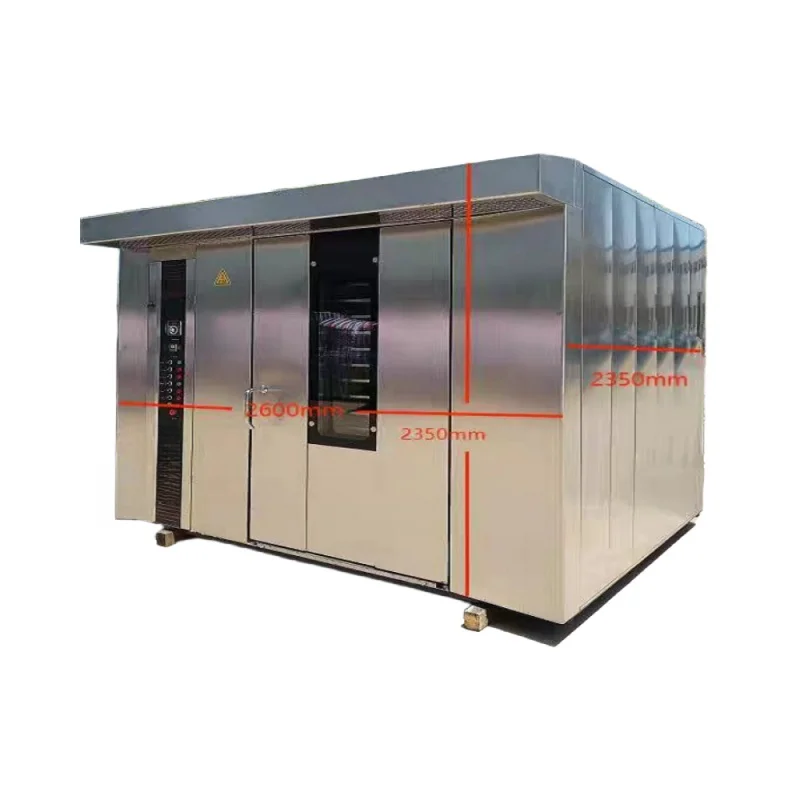 Hot Air Rotary Oven 64/128 trays electric Rotary Oven Bakery Equipment Multi-Function Pizza Bread Cookies Making Machine