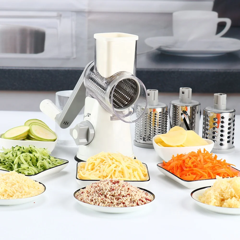 Plastic Food Slicer Cheese Rotary Grater For Amazon Hot Selling