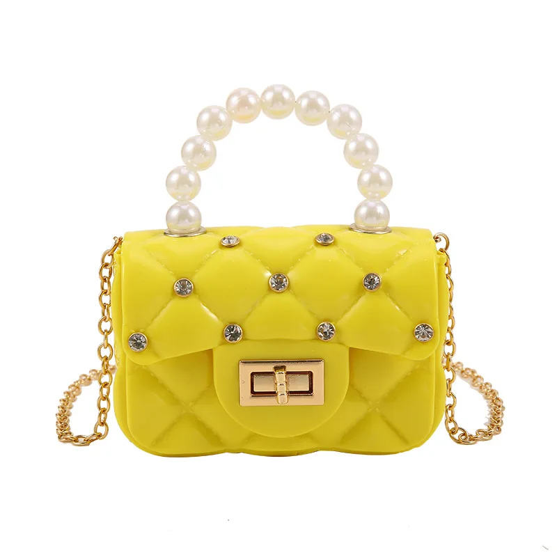 Cute Mini Small Pu Leather 2022 Best Selling Kids Girls Kids Bucket Square Chain Shoulder Crossbody Handbag Handbag Baby Wallet
