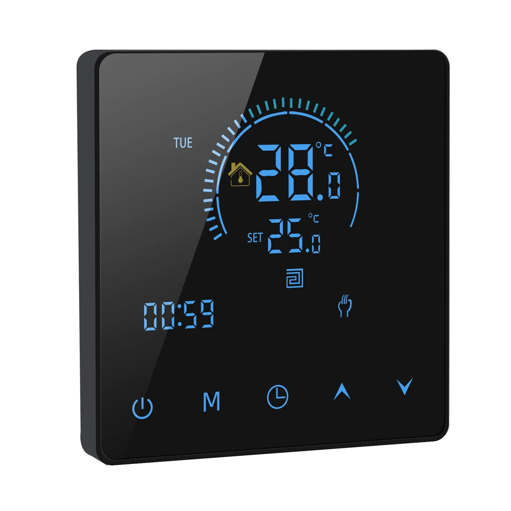 Умный программируемый термостат Tuya тепловой насос HVAC управление Wi-Fi с голосовым управлением Alexa для систем подогрева пола и деталей