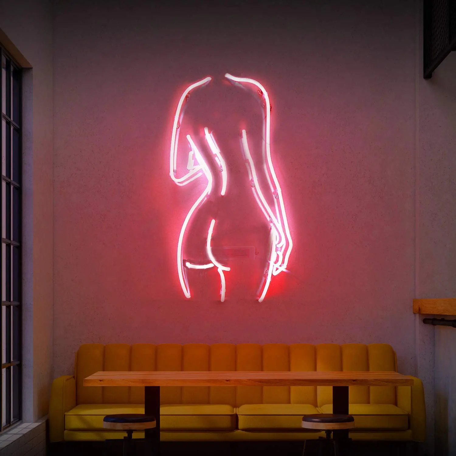 
Factory Drop Shipping Customized Night Club Bar&Home Decor Lips Neon Led Sexy Lady Girls Neon Light Sign 