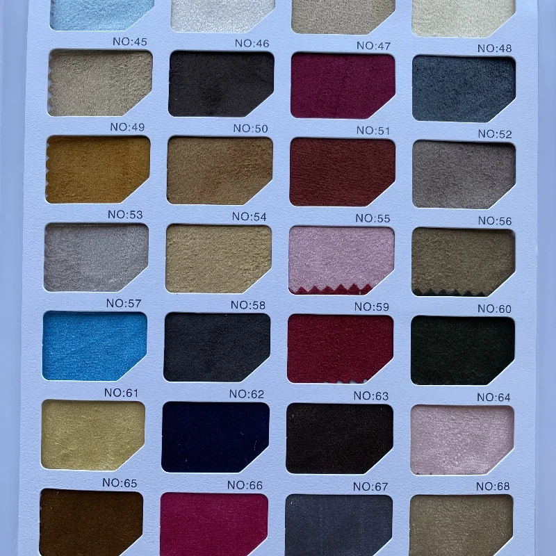 100% polyester  warp knit suede fabric 150 GSM with PU coated comfortable  for home textile shoes slipper hotel lining