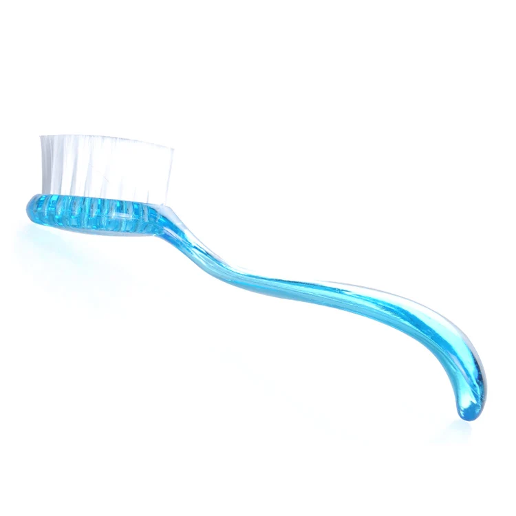 SZ038 Pink blue transparent white rose acrylic nail cleansing dust brush