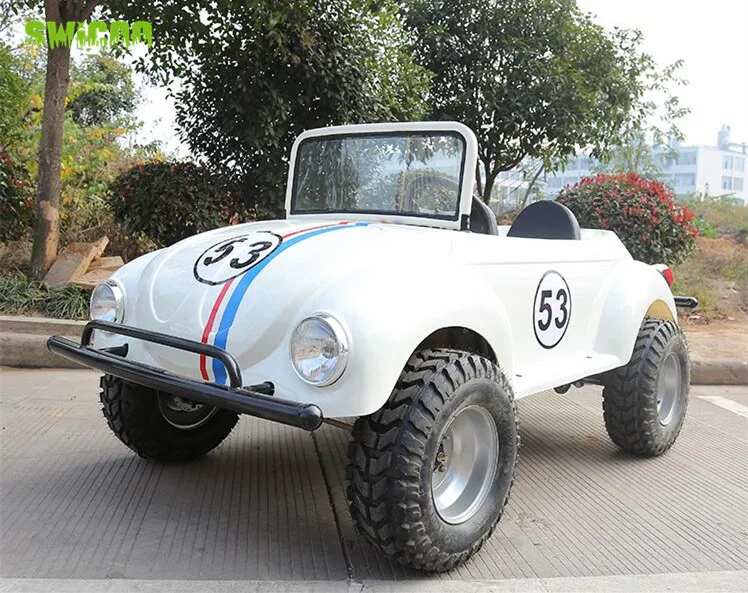 Mini Petrol Cart 4 Stroke 150cc Mini Beetle Leisure Sightseeing Cars for Sale