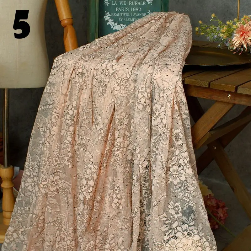 150cm Wide 3 Meters Length One Pc High Quality Eyelash French Lace African Switz Lace Fabric for Dress