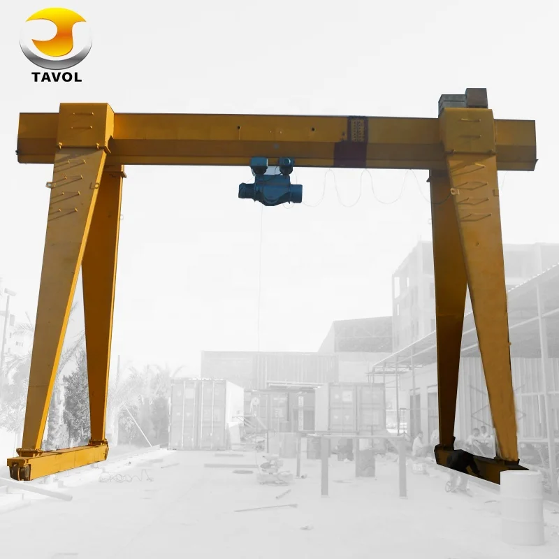 1- 10 ton mini indoor type single girder gantry crane price with high quality