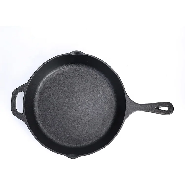 Heat-Resistant Kitchen Pre-Seasoned Anti-rust Nitriding Cast Iron Skillet