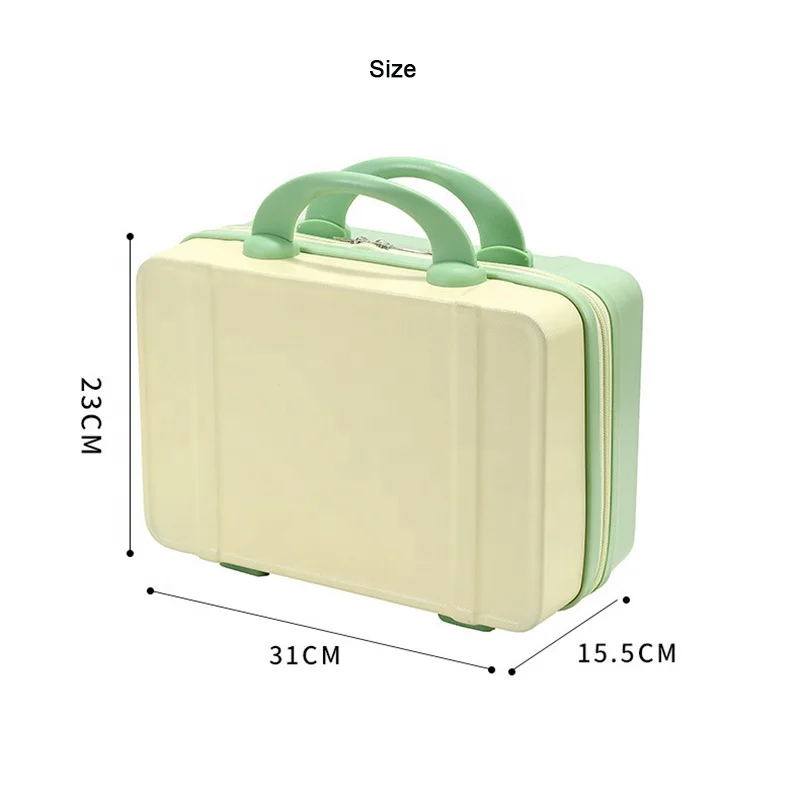 Sympathybag fashion portable packaging trip travel empty storage mini luggage cosmetic makeup suitcase handcarry luggage