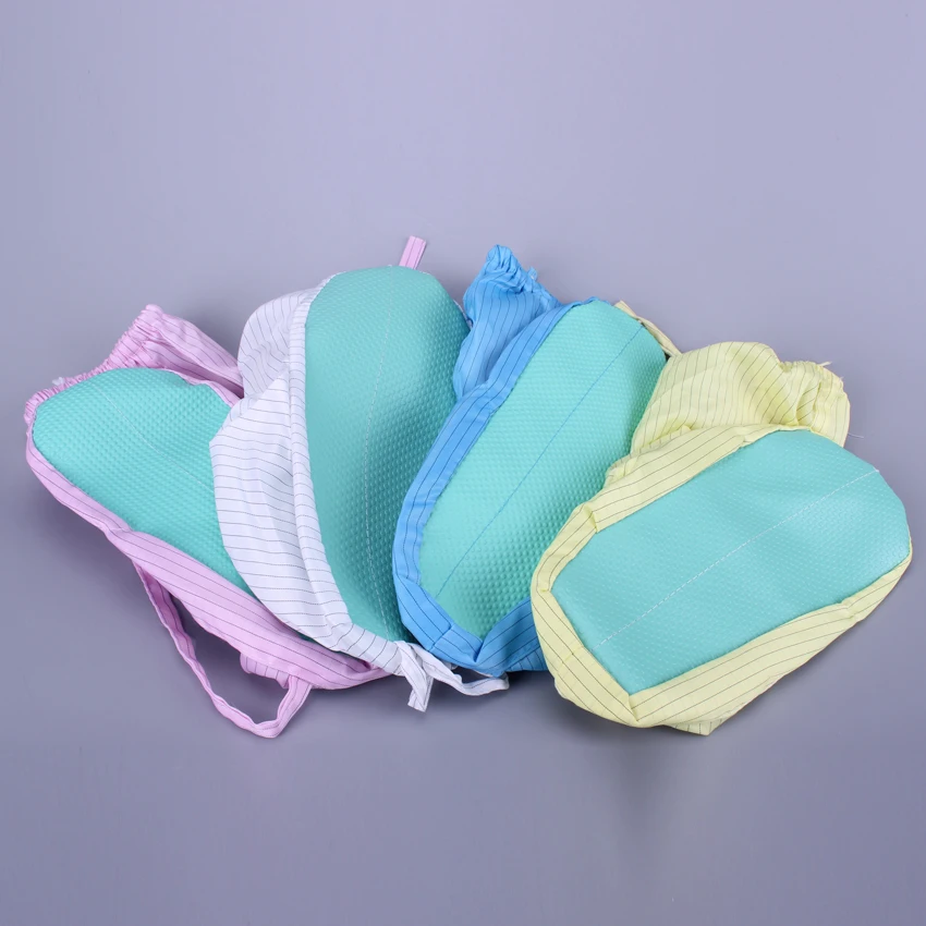 Anti Slip Reusable Anti Static Shoe Cover Washable Cleanroom ESD Boot Cover For Pharmaceutical Industry Electronic Factory Lab