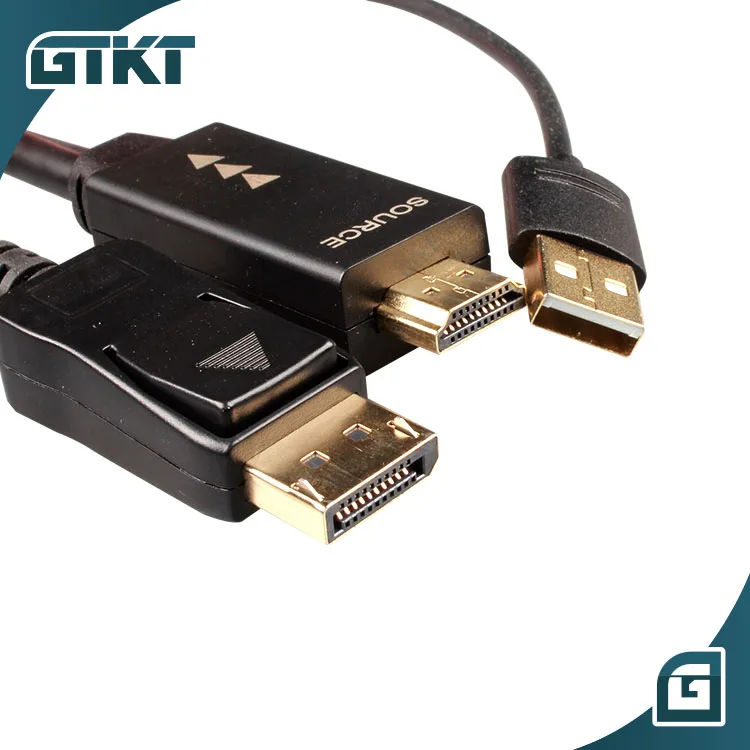  Адаптер штыревой HDMI на DP Мужской кабель 4k * 2k 30 Гц к Displayport каблю высокоскоростной для отображения порта К