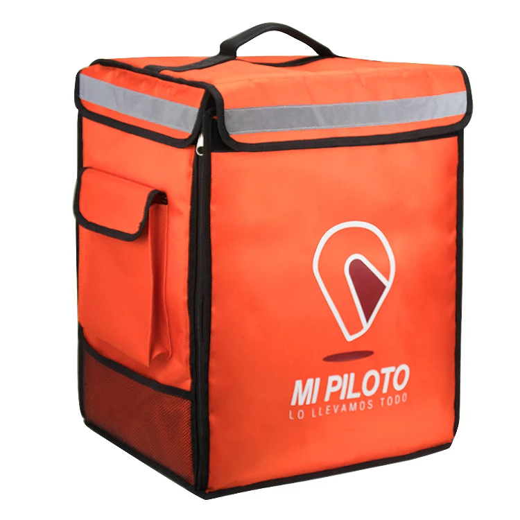 large capacity commercial food carry cooler bags pizza insulated thermal backpack motorcycle delivery bag