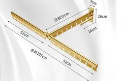 Складная настенная вешалка T-образный компактный держатель для белья