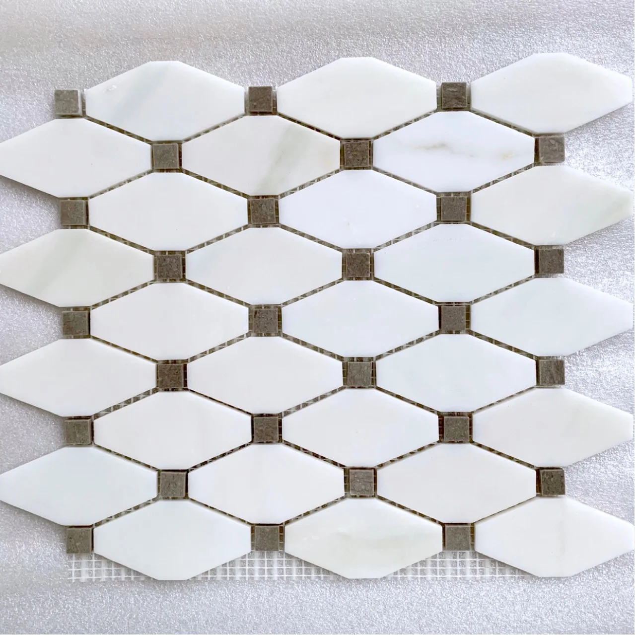 Foshan Black and White Gray Matte Surface Non Slip Octagon Floor Tile And Wall Tile