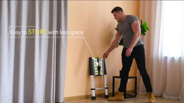 NEW Aluminium Multipurpose Telescopic a-frame ladder Scaffolding Telescopic Ladders Folding Aluminum Ladders