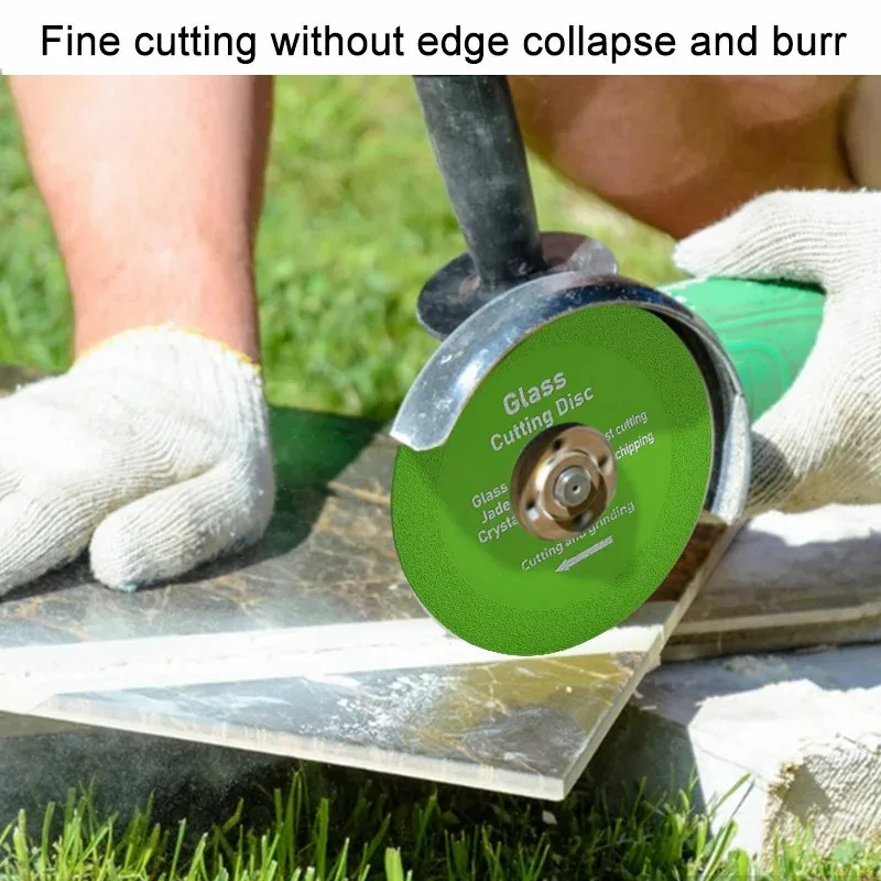 Glass Cutting Discs, 4 Inches Thin Diamond Saw Blade Wheels For Smooth Cutting Of Jade, Crystal, Bottles, Ceramic, Tile