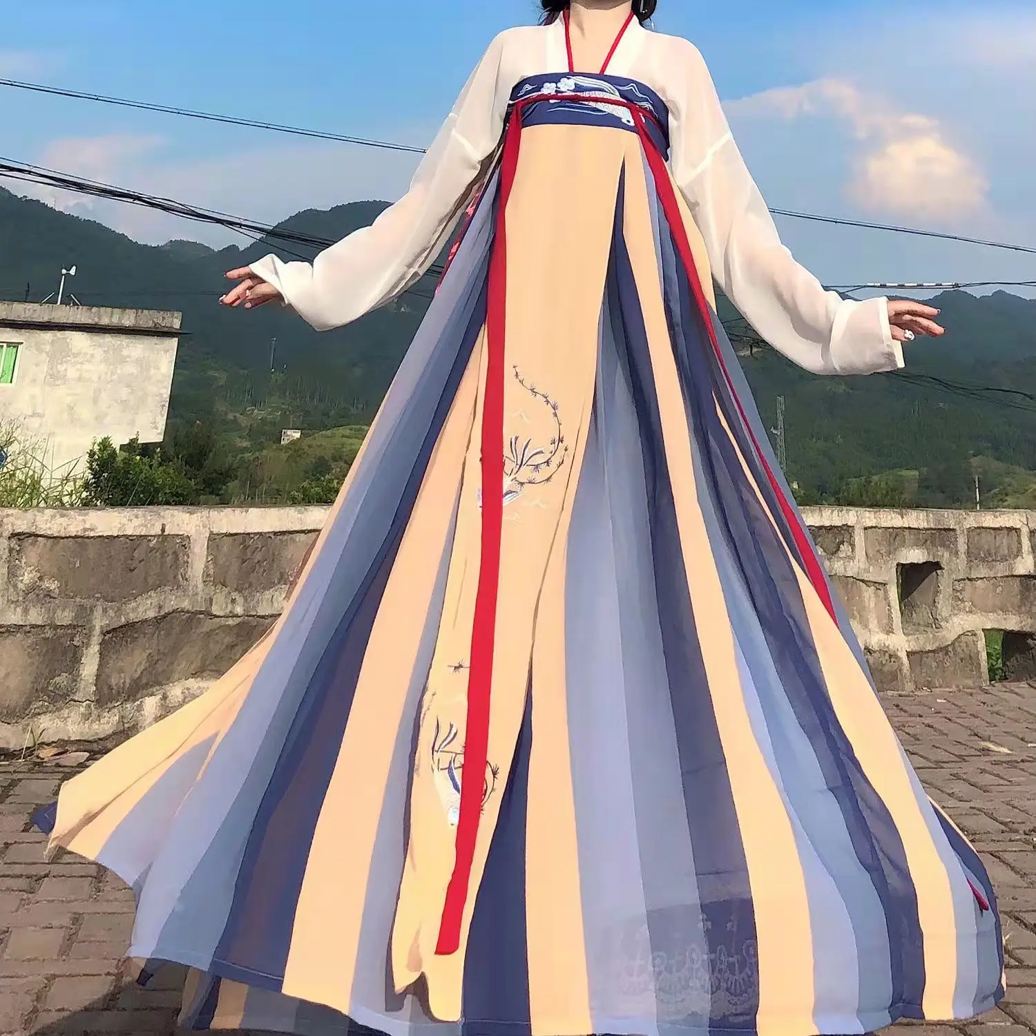 high quality cheap kid hanfu