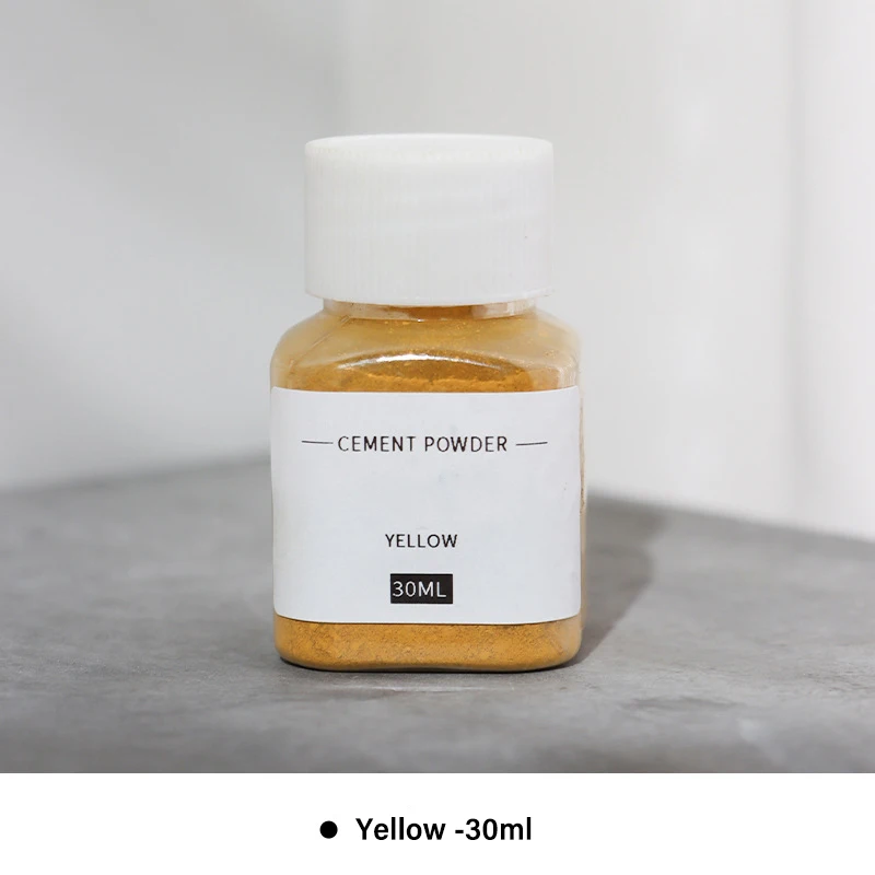 COLORS Powdered Color for Concrete Cement Mortar Homemade gypsum cement crafts