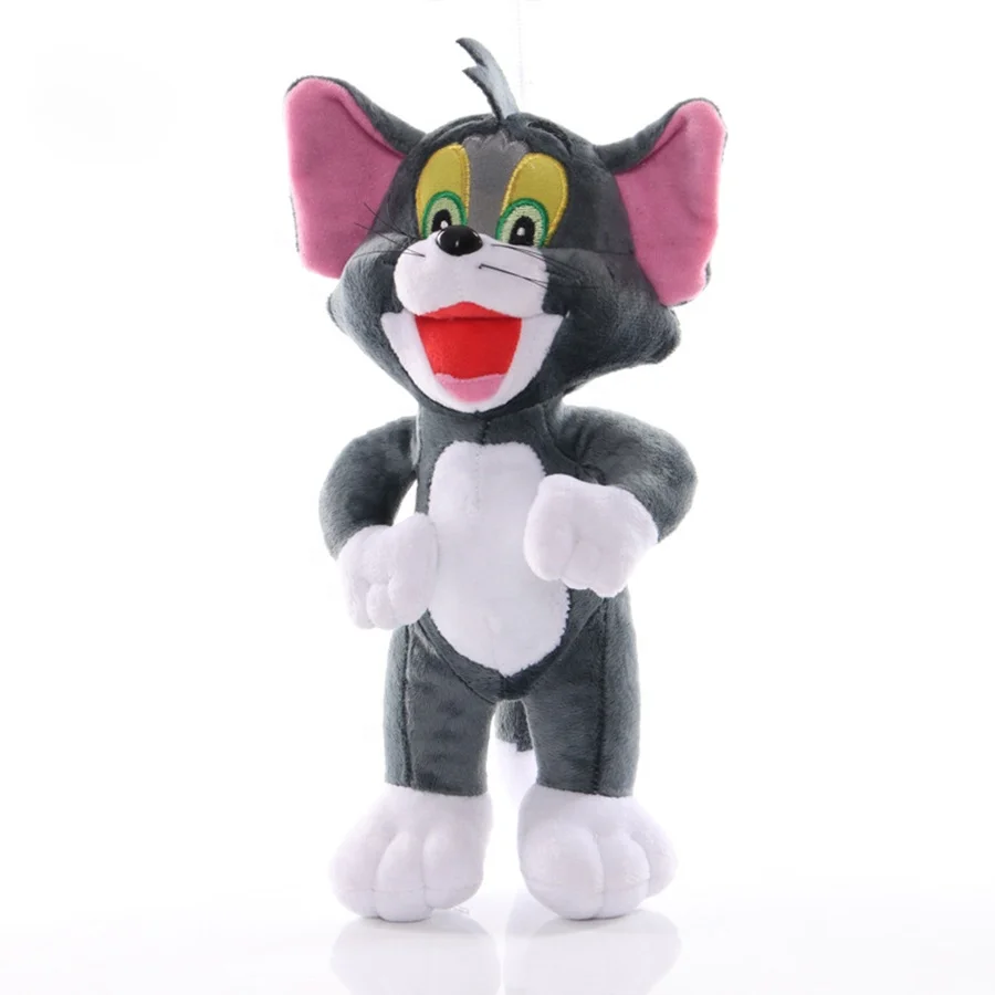 Wholesale customized hot sale cartoon characters cute cat and mouse tom & jerry soft gifts for kids