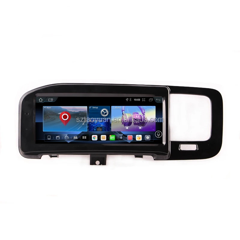 Автомагнитола 8 дюймов Android 13 для Volvo S60 V60 2011-2020 Автомобильный мультимедийный воспроизведение видео стерео GPS Navi Car-Play 4G LTE